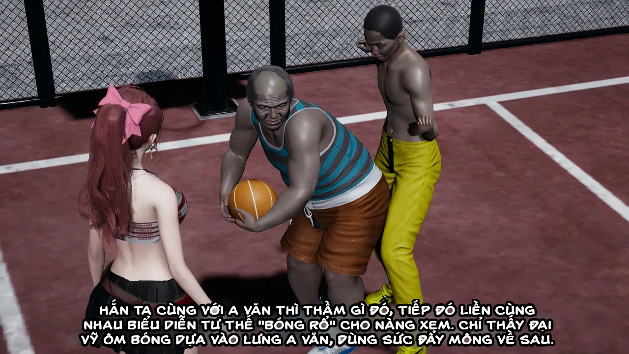 Cô Bạn Gái Tiểu Vy Bị Ngốc Của Tôi. Chap 5.1: Sự cố tại sân bóng rổ (p1) - Next Chap 6.1